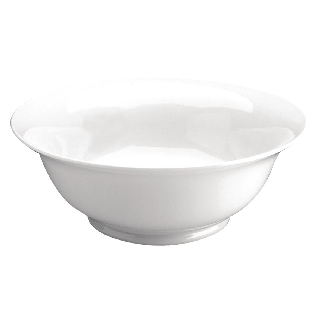 Olympia Whiteware Salad Bowl - 235mm 9 1/4" (Box 6)