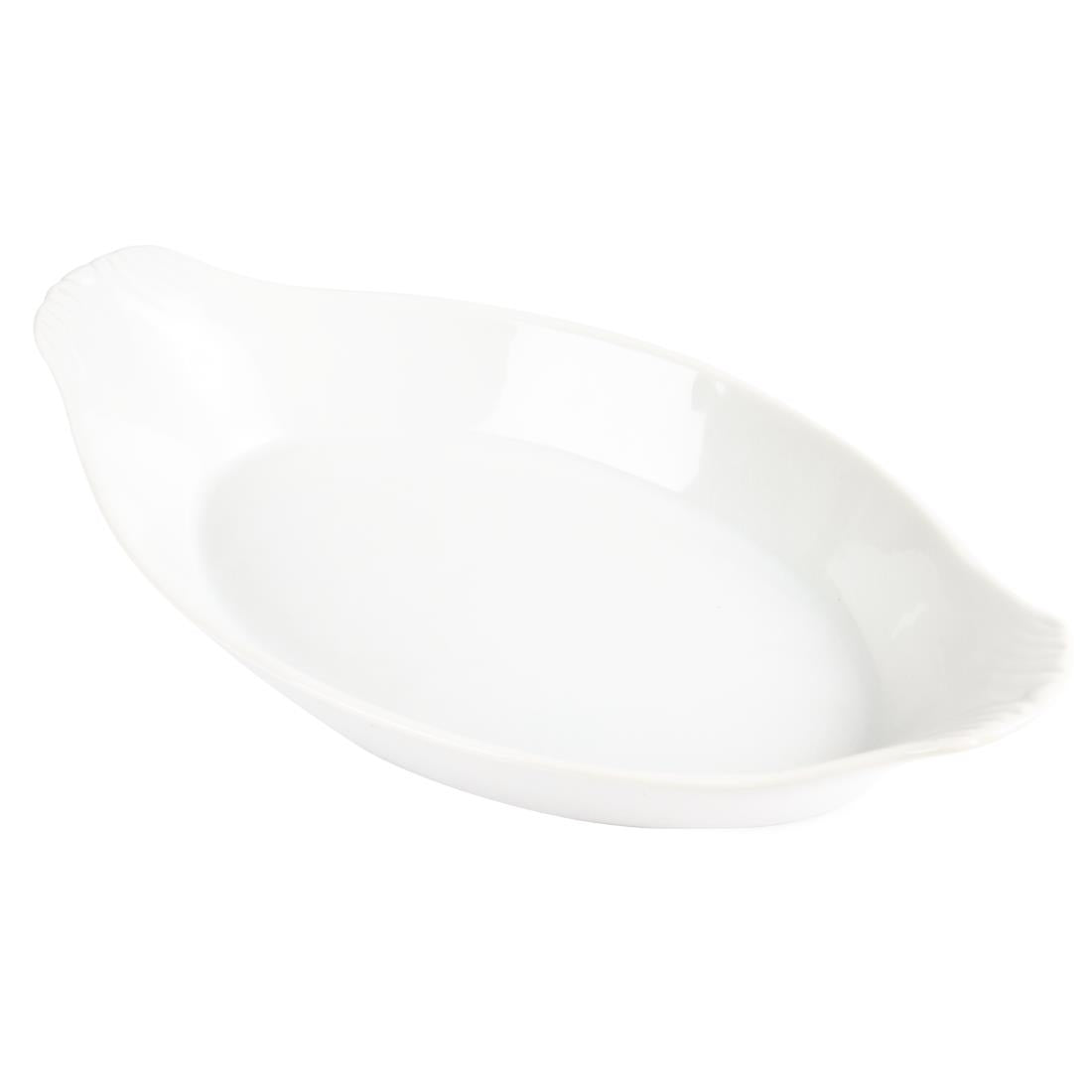 Olympia Whiteware Oval Eared Dish - 53Hx289Wx166mmD (Box 6)