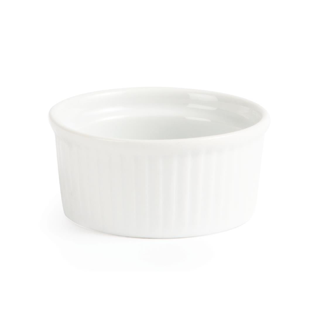 Olympia Whiteware Ramekin - 80mm 3 1/4" 90ml 3oz (Box 12)