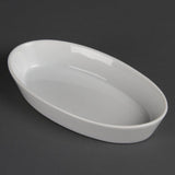 Olympia Whiteware Oval Sole Dish - 31Hx197Wx110mmD (Box 6)