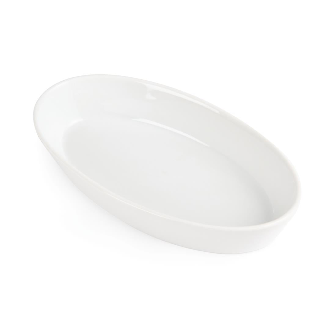 Olympia Whiteware Oval Sole Dish - 31Hx197Wx110mmD (Box 6)