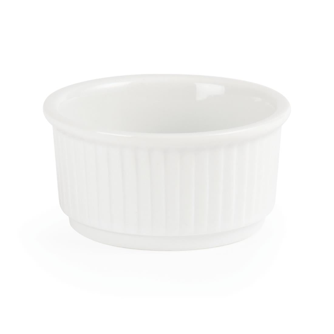 Olympia Whiteware Stacking Ramekin - 8.5cm 3 1/4" (Box 12)