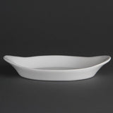 Olympia Whiteware Oval Eared Dish - 270ml 43Hx229Wx127mmD (Box 6)