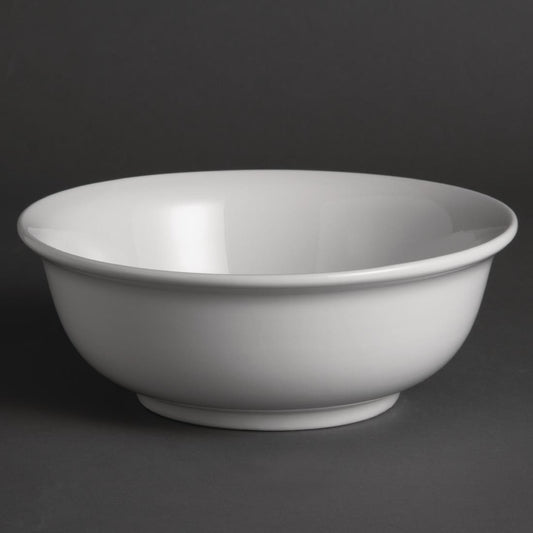 Olympia Whiteware Salad Bowl - 20cm 8" (Box 6)