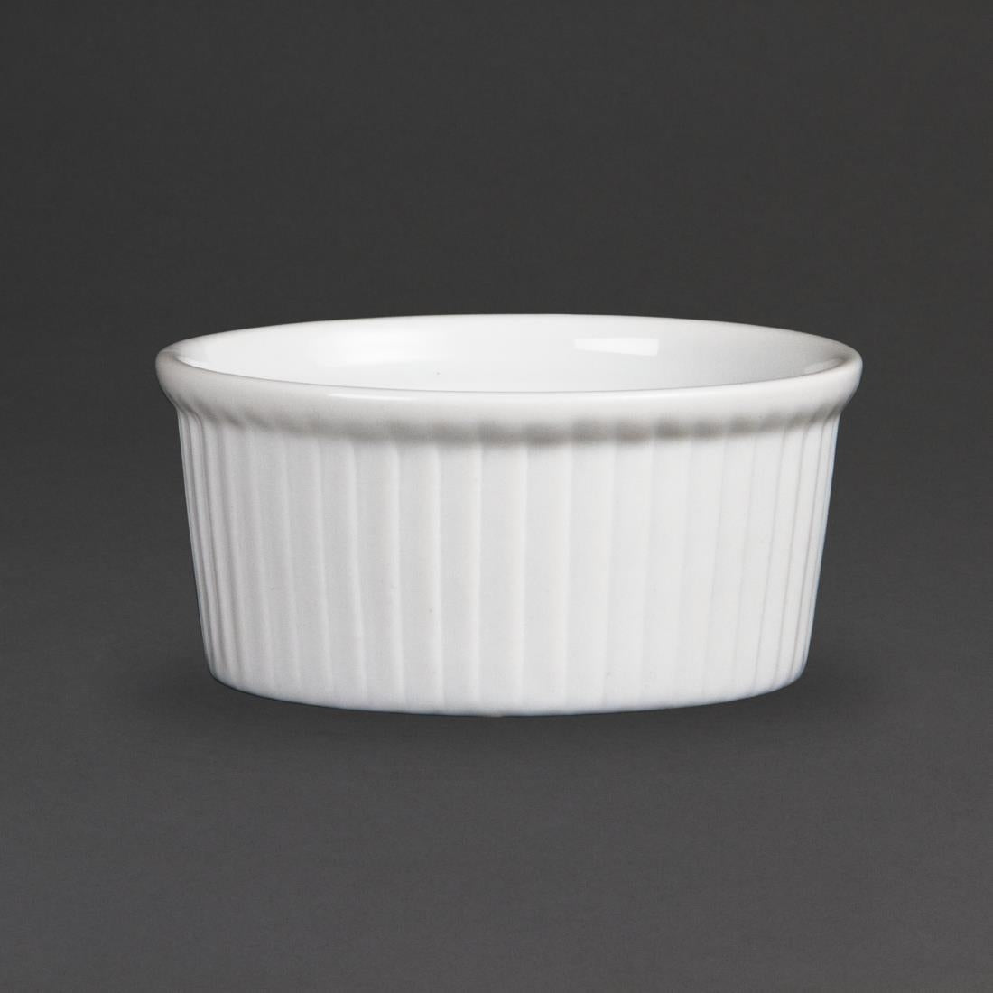 Olympia Whiteware Ramekin - 85mm 3 1/2" (Box 12)