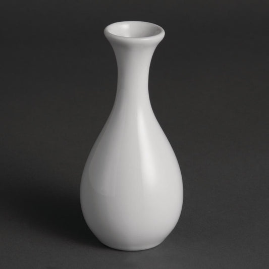 Olympia Whiteware Bud Vase - 12.5cm 5" (Box 12)