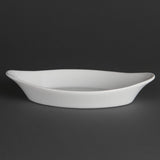 Olympia Whiteware Oval Eared Dish - 400ml 49x262x141mm (Box 6)