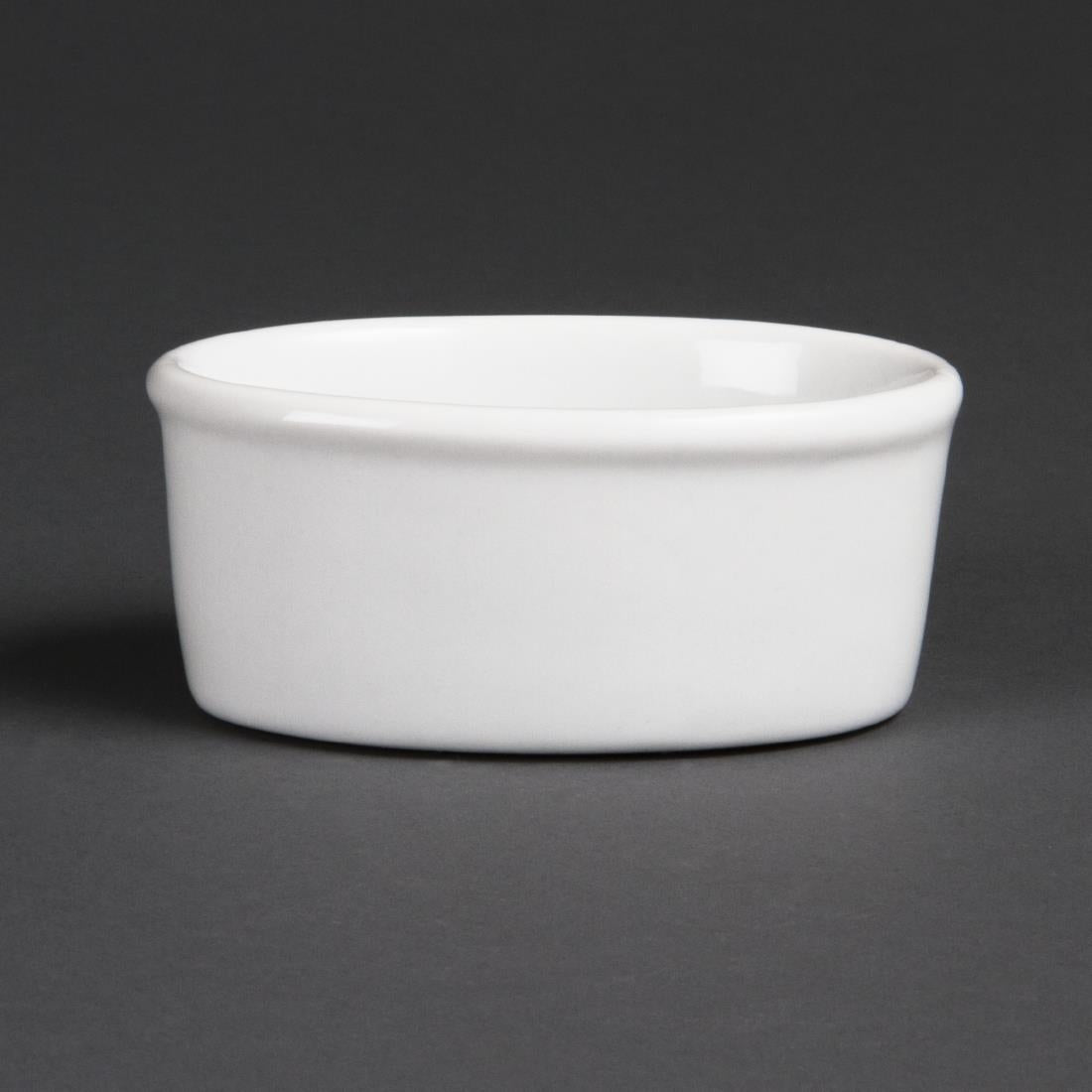 Olympia Whiteware Oval Ramekin - 103mm 4" (Box 12)