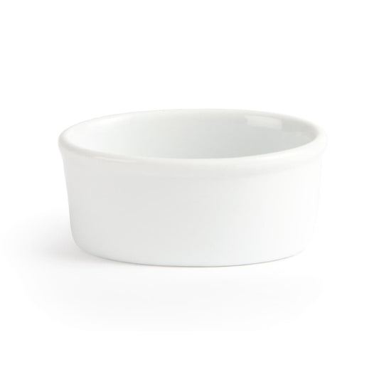 Olympia Whiteware Oval Ramekin - 103mm 4" (Box 12)