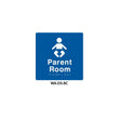 Braille Sign Parents Room (Blue) WA-DS-BC