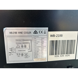2NDs: Thermaster Dual Zone Two Door Premium Wine Cooler - WB-218B-QLD130