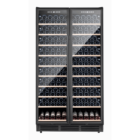 2NDs: Thermaster Dual Zone Two Door Premium Wine Cooler - WB-218B-QLD130