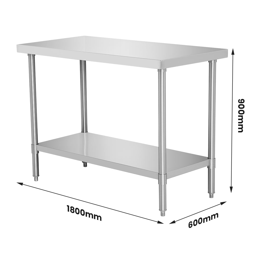WB6-1800/A Stainless Steel Workbench