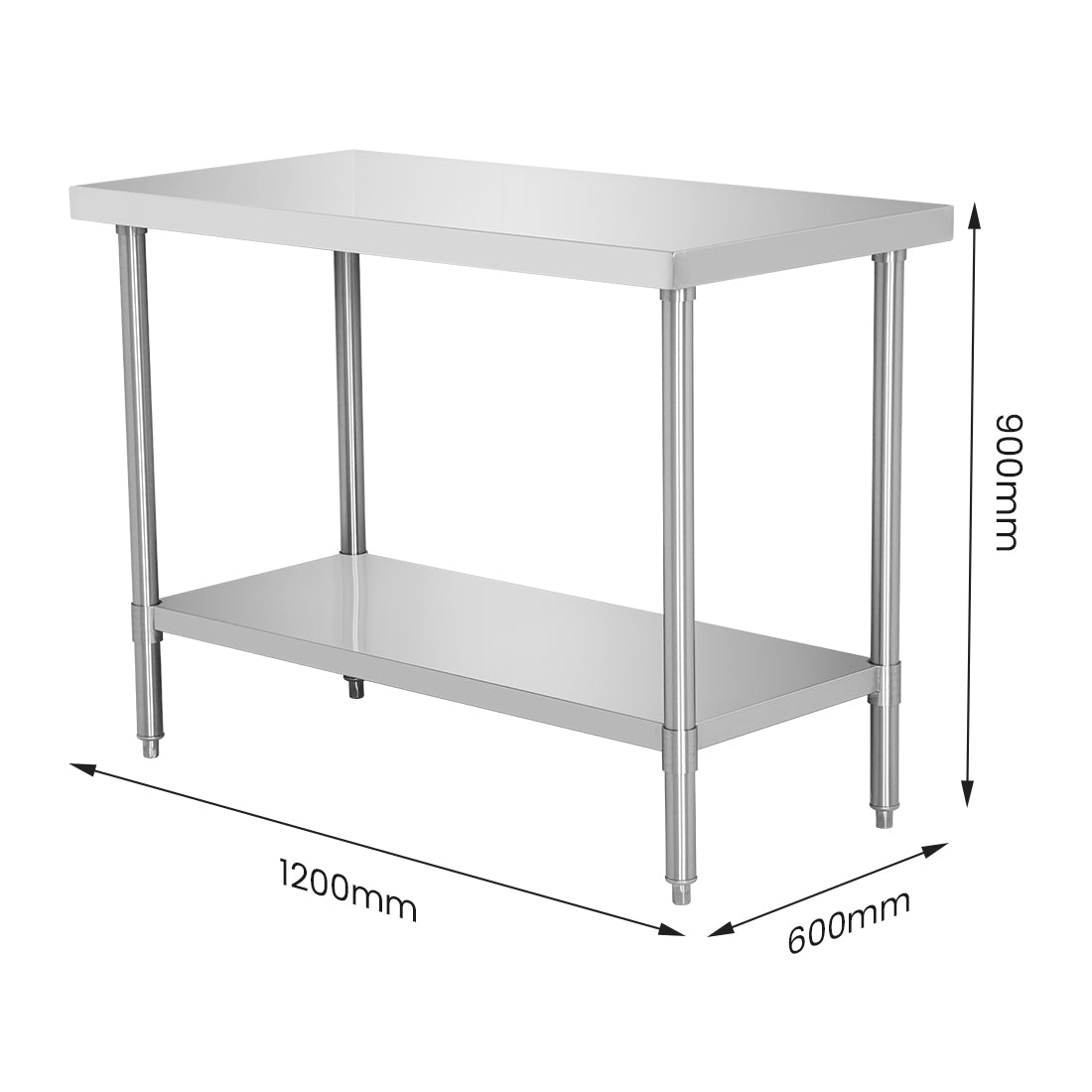 WB6-1200/A Stainless Steel Workbench