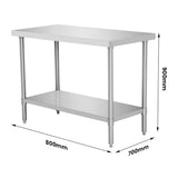 WB7-0800/A Stainless Steel Workbench