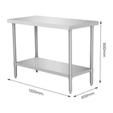 WB6-1200/A Stainless Steel Workbench