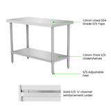 WB6-1200/A Stainless Steel Workbench
