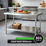 WB6-1200/A Stainless Steel Workbench