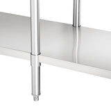 Modular System Stainless Steel Workbench - WB6-2400/A