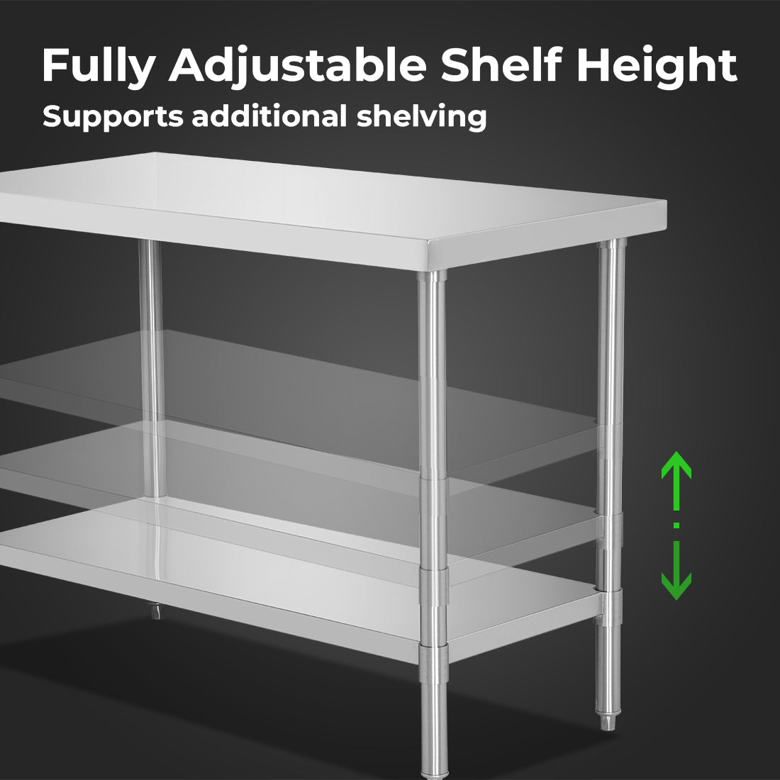 WB6-1200/A Stainless Steel Workbench