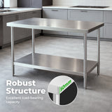 WB6-0900/A Stainless Steel Workbench