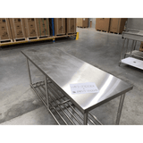 2NDs: Modular System Stainless Steel Workbench + Pot Undershelf - WB7-2100/A-SA8-Aug