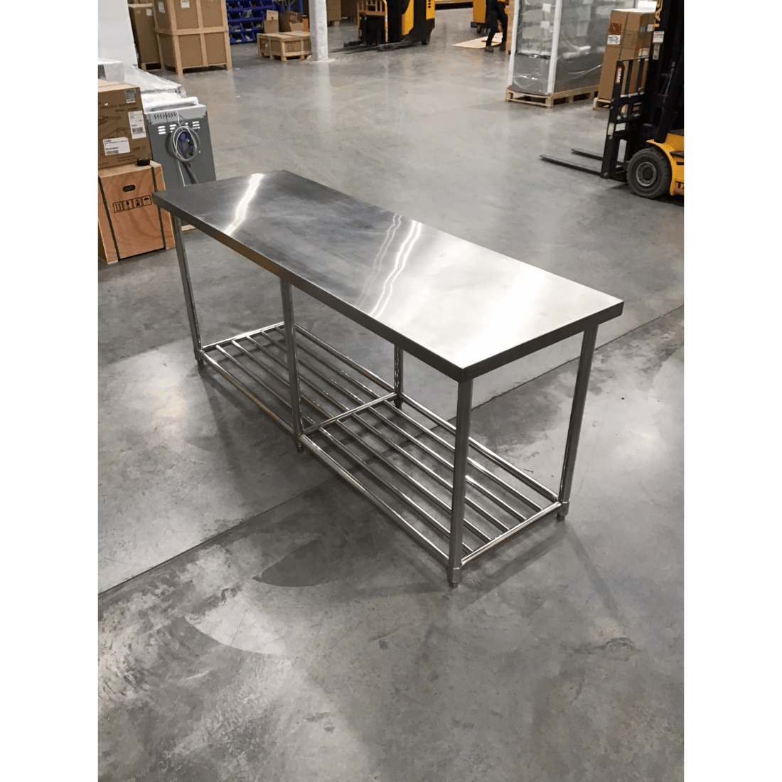 2NDs: Modular System Stainless Steel Workbench + Pot Undershelf - WB7-2100/A-SA8-Aug