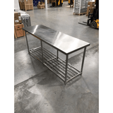 2NDs: Modular System Stainless Steel Workbench + Pot Undershelf - WB7-2100/A-SA8-Aug