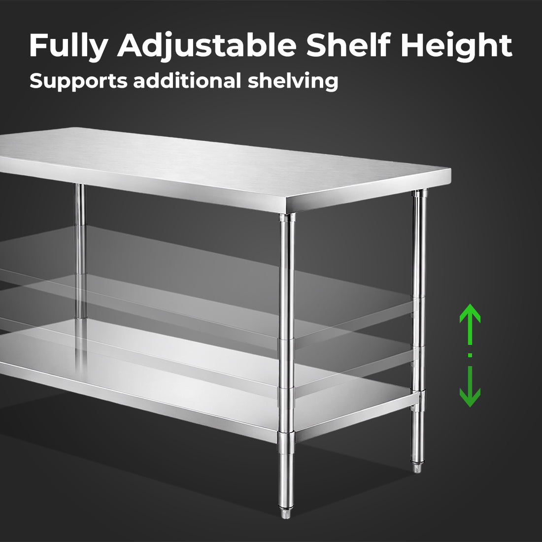 WB6-1800/A Stainless Steel Workbench