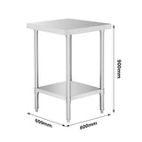 WB6-0600/A Stainless Steel Workbench