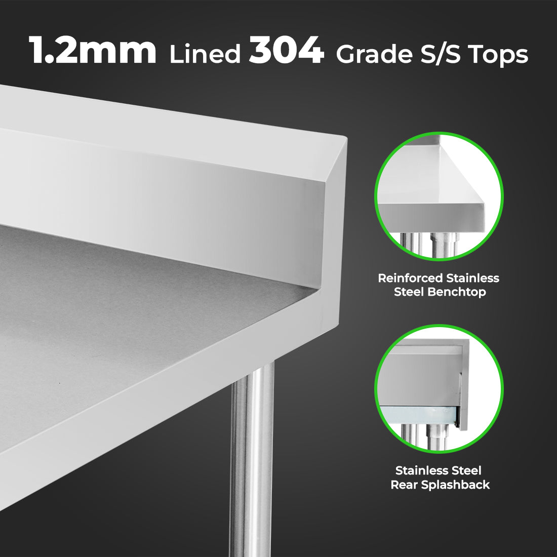 WBB7-1500/A Workbench with Splashback