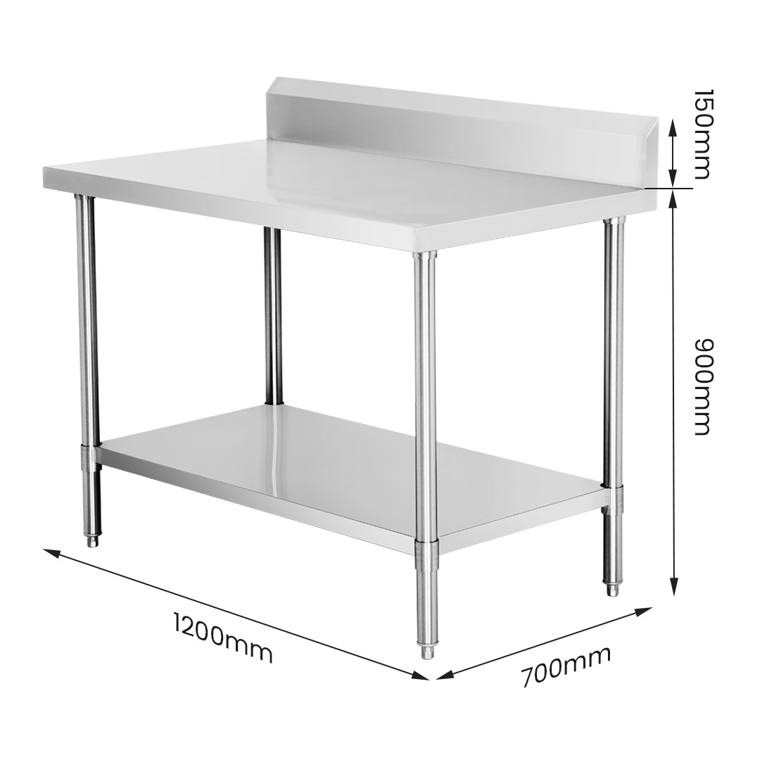 WBB7-1200/A Workbench with Splashback