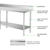 WBB7-2100/A Workbench with Splashback