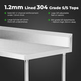 WBB6-1200/A Workbench with Splashback