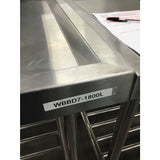 2NDs: All Stainless Steel Dishwasher Bench Left Outlet WBBD7-1800L/A-VIC234