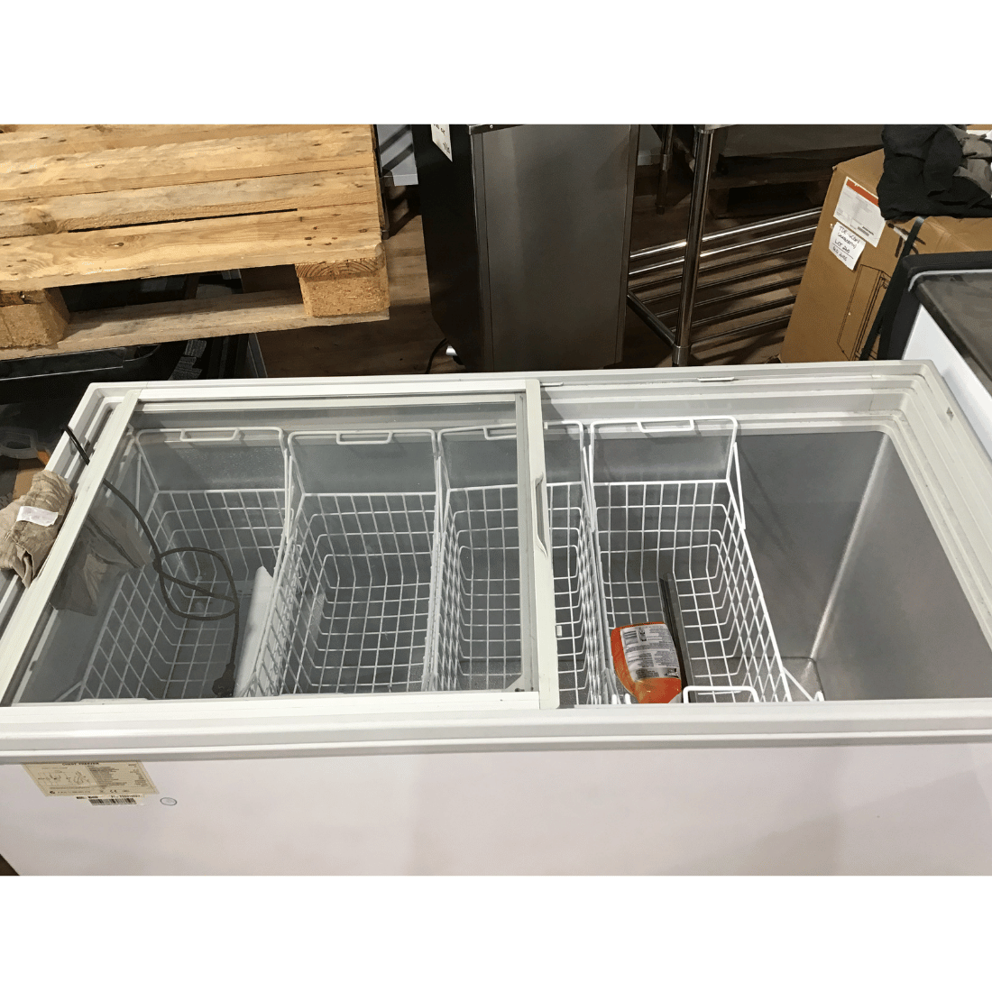 2NDs: Thermaster Heavy Duty Chest Freezer with Glass Sliding Lids - WD-400F-QLD329