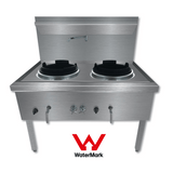 Gasmax Stainless Steel Waterless LPG Double Wok - WW-2L