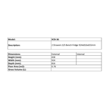 FED-X Chef Base Refrigerated Drawer Bench 184L XCB-36