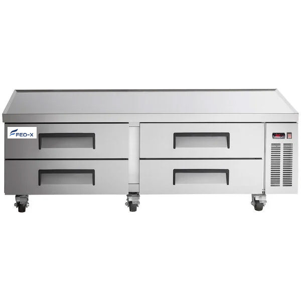 FED-X Chef Base Refrigeratied Drawer Bench 450L - XCB-72