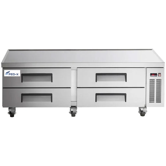 FED-X Chef Base Refrigeratied Drawer Bench 450L - XCB-72