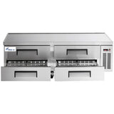 FED-X Chef Base Refrigeratied Drawer Bench 450L - XCB-72