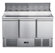 FED-X Three Door Salad Prep Fridge - XGNS1300D
