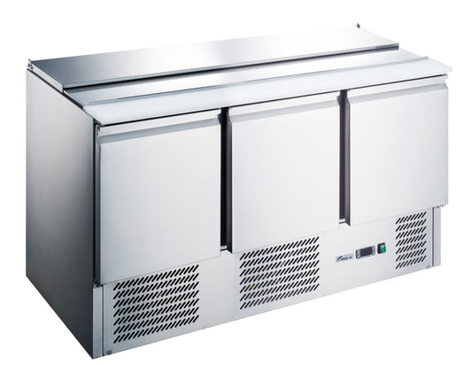 FED-X Three Door Salad Prep Fridge - XGNS1300S