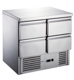 FED-X Four Drawer Compact Workbench Fridge - XGNS900-4D