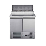 FED-X Two Door Salad Prep Fridge - XGNS900D