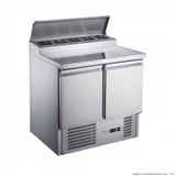 FED-X Two Door Salad Prep Fridge - XGNS900D