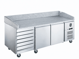 FED-X 2 Door 7 Drawer Marble Top Pizza Make-Up Bench 2020mm — XPZ3600TND