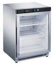Thermaster Stainless Steel Upright Static Display Fridge XR200SG