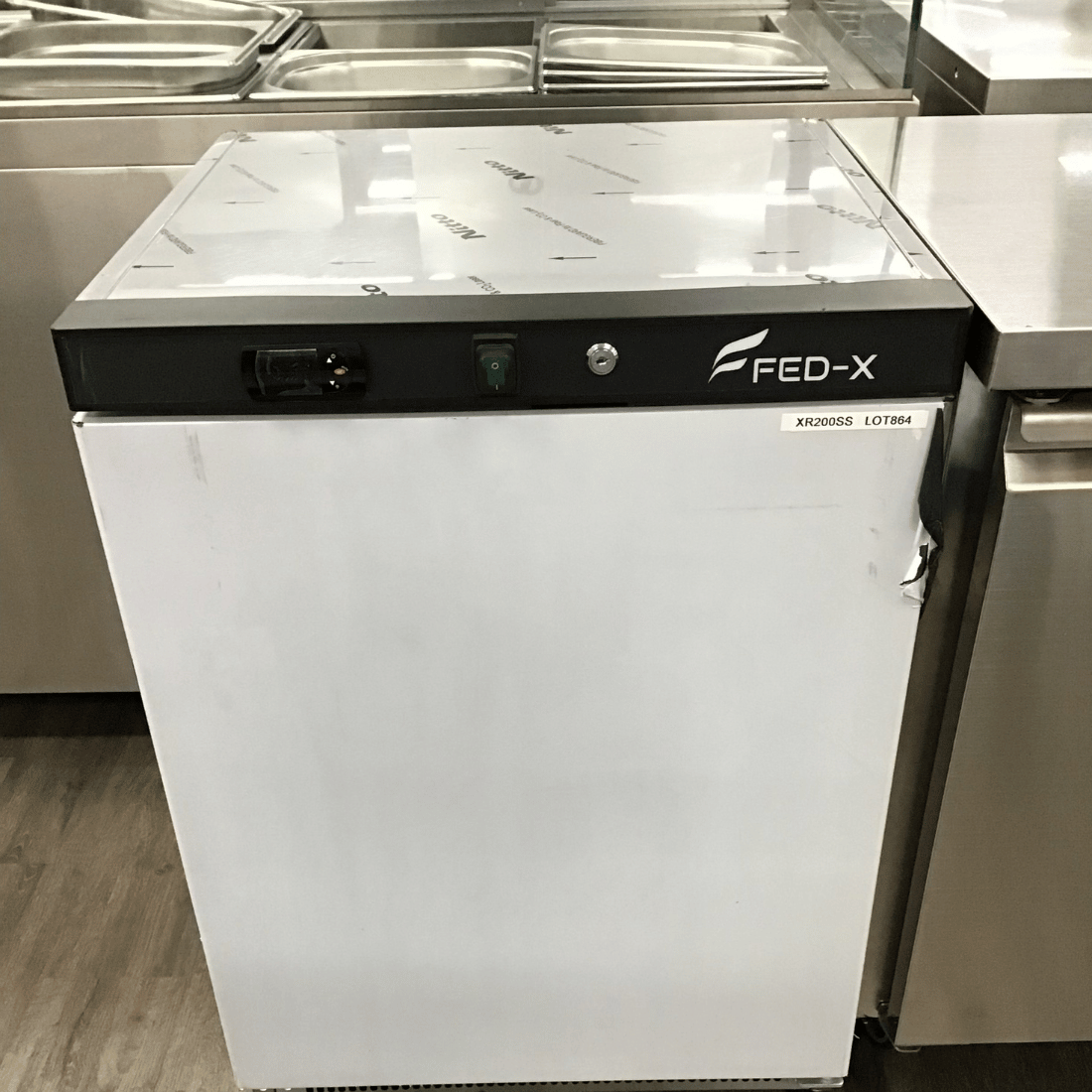 2NDs: FED-X 130L S/S Bar Cooler Solid Door - XR200SS-VIC864