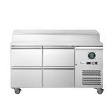 FED-X S/S Four Drawer Sandwich Counter - XSS7C13S2V-4D